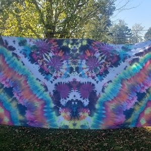 Tie dye tapestry